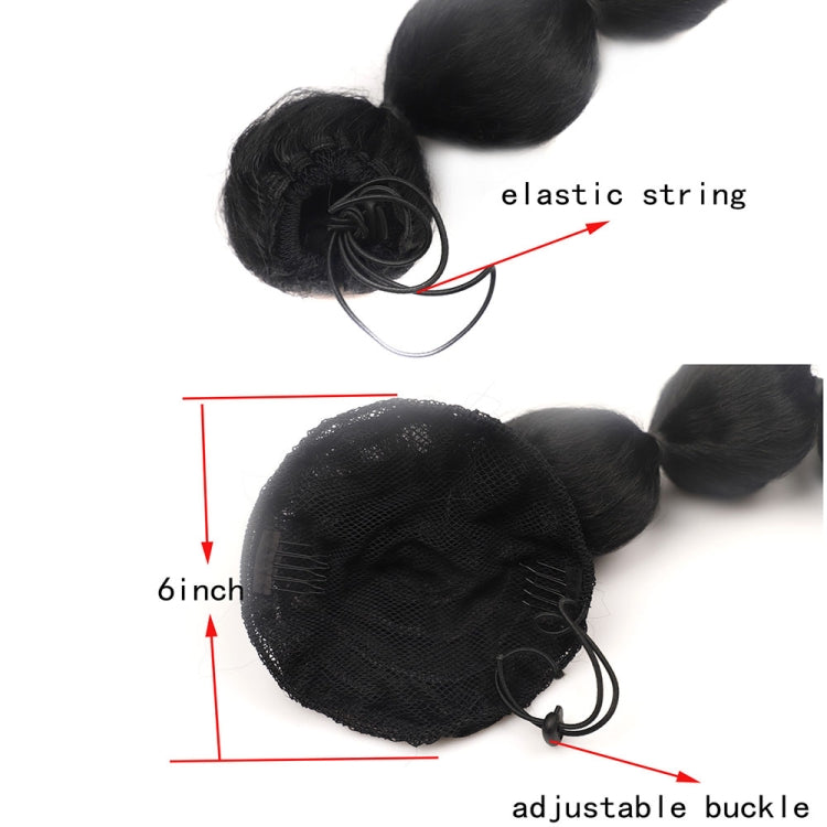 DLMW01 Bubble Shape Shaggy Wig Ponytail Drawstring Long Ponytail Wigs, Spec: 1BT613 - free shipping - PMC TechLife - Order now!