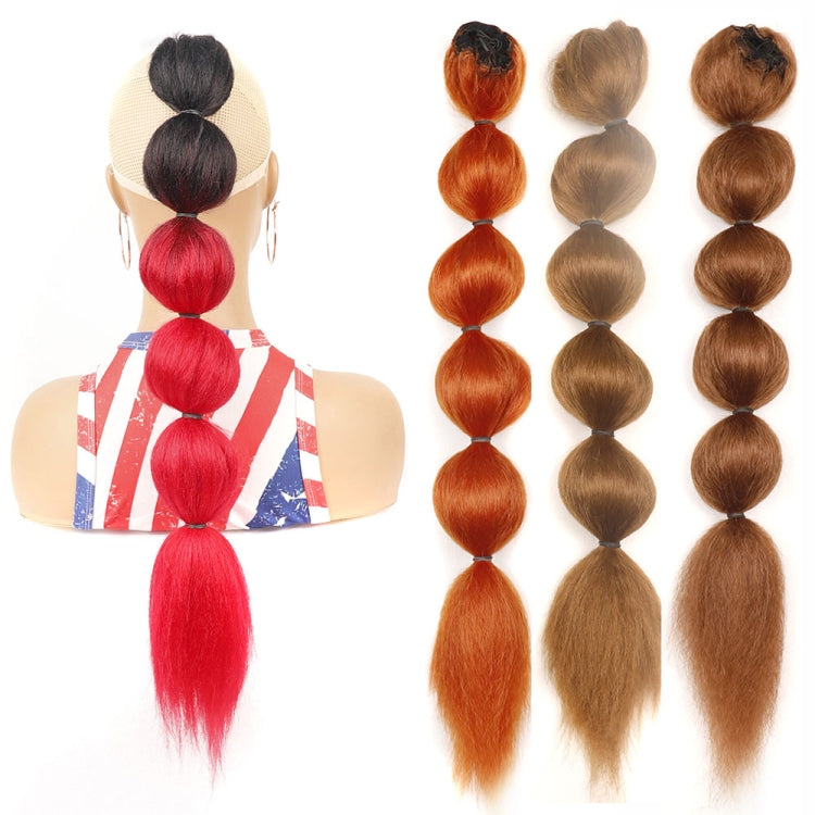 DLMW01 Bubble Shape Shaggy Wig Ponytail Drawstring Long Ponytail Wigs, Spec: PTBLUE2 - free shipping - PMC TechLife - Order now!