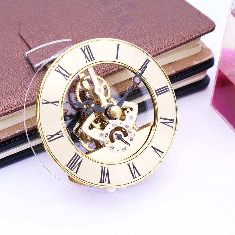 Metal See-through Quartz Clock Gear Clock DIY Accessories 86mm Golden Movement - DIY Clocks by PMc TechLife | Online Shopping South Africa | PMc TechLife | Buy Now Pay Later Mobicred