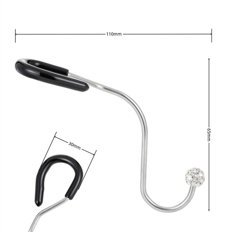 Multifunctional Car Seat Hooks With Diamond Inlay(Black) - Auto Fastener & Clips by PMC TechLife | Online Shopping South Africa | PMC TechLife | Buy Now Pay Later Mobicred