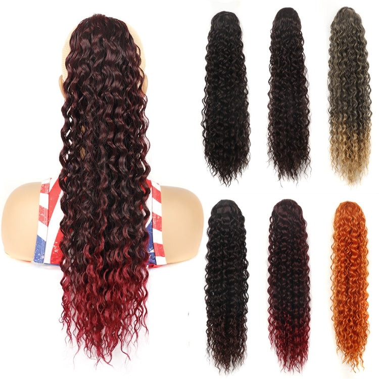 LSDP22 Drawstring Long Curly Wig Ponytail Mesh Curly Ponytail(1BT27) - free shipping - PMC TechLife - Order now!