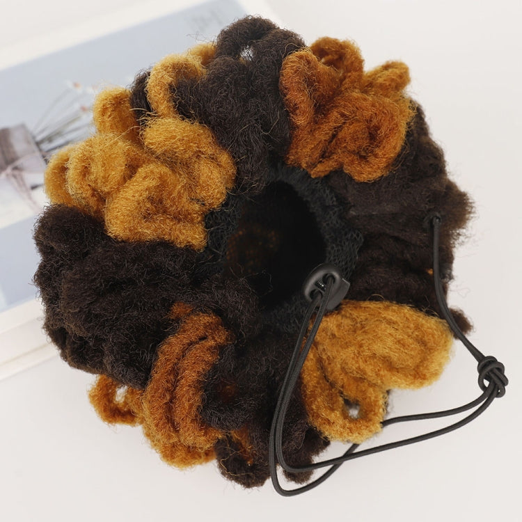 LSFBZB Drawstring Dreadlocks Wig Caterpillar Dreadlock Shaggy Hair Bun, Spec: 2 - free shipping - PMC TechLife - Order now!
