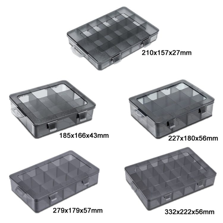 Multi-Compartment Sorted Electronic Parts Organiser, Specifications: 15 Grid - free shipping - PMC TechLife - Order now!