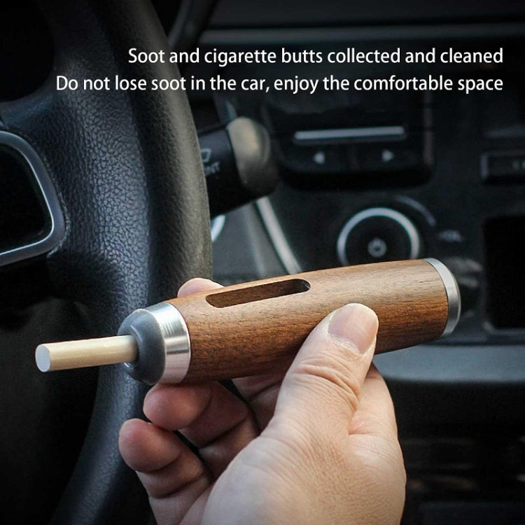 Car Smoking Multifunctional Anti-Flying Ashtray(Beechwood Dark Walnut) - Ashtrays by PMC Jewellery | Online Shopping South Africa | PMC Jewellery