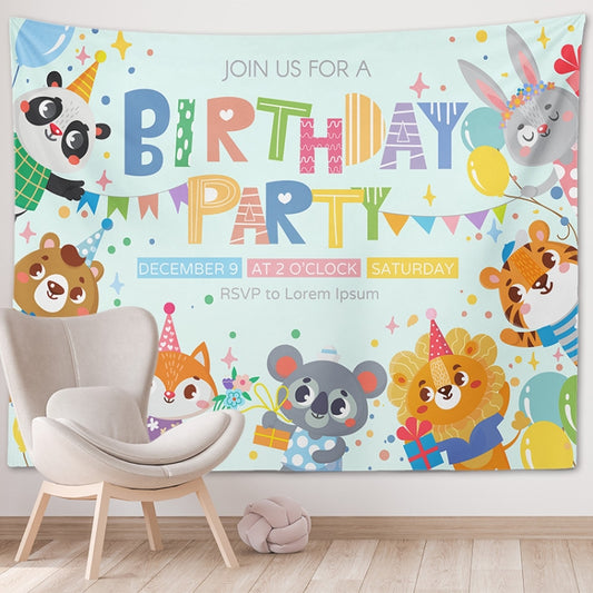 Happy Birthday Photo Backdrop Party Decoration Tapestry, Size: 230x150cm(GT56-8) - Cartoon by PMC Jewellery | Online Shopping South Africa | PMC Jewellery | Buy Now Pay Later Mobicred