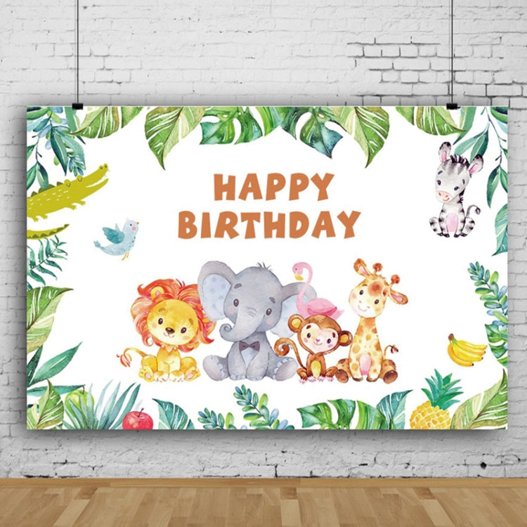 MDN13326 1.5m x 1m Animal Forest Cartoon Birthday Party Banquet Decoration Photo Background Cloth - Birthday Party by PMC Jewellery | Online Shopping South Africa | PMC Jewellery