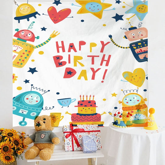 Birthday Layout Hanging Cloth Children Photo Wall Cloth, Size: 150x200cm Velvet(1) - Cartoon by PMC Jewellery | Online Shopping South Africa | PMC Jewellery | Buy Now Pay Later Mobicred