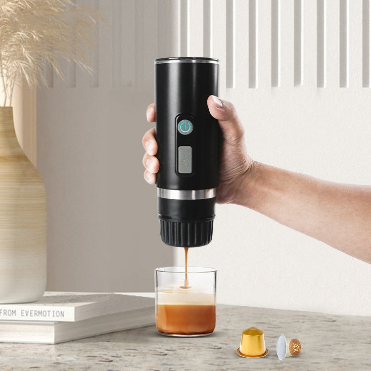 KFJ100 Portable Universal Automatic Espresso Capsule Coffee Maker(Black) - free shipping - PMC TechLife - Order now!