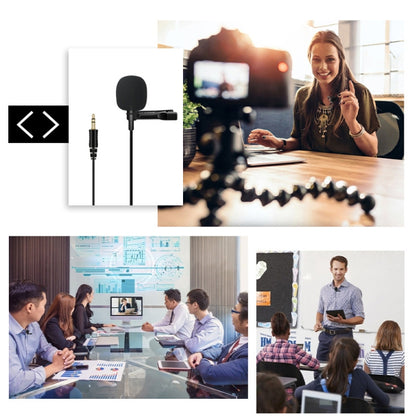 For Rode Wireless Camera Lavalier Microphone, Length 1.5m(Black) - Camera Microphone by PMC Jewellery | Online Shopping South Africa | PMC Jewellery