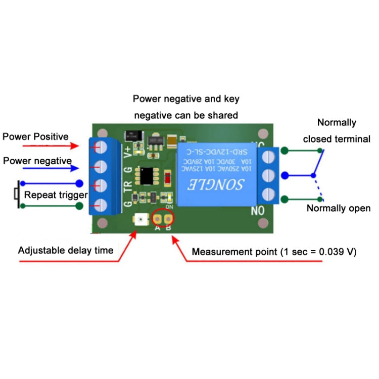 12V Protected Start Delay Relay Module - Relay Module by PMC TechLife | Online Shopping South Africa | PMC TechLife