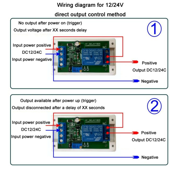 12V Protected Start Delay Relay Module - Relay Module by PMC TechLife | Online Shopping South Africa | PMC TechLife