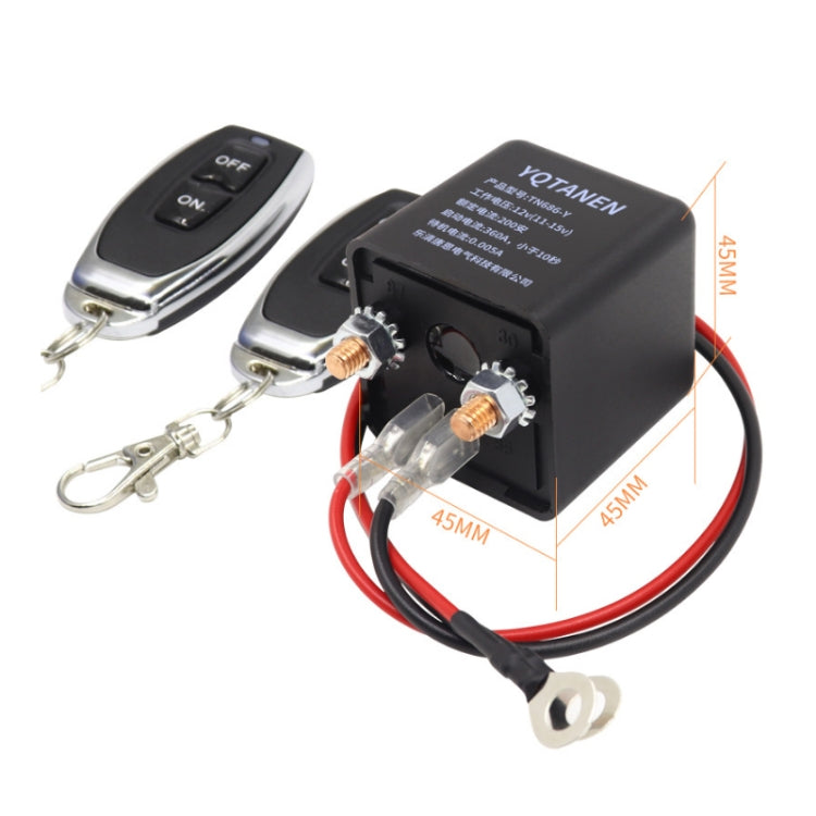 YQTANEN Car Battery Leakage Protection Remote Control Power Off Relay, Voltage: 24V 200A - Relays by PMC TechLife | Online Shopping South Africa | PMC TechLife | Buy Now Pay Later Mobicred