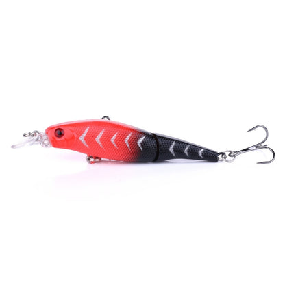 HENGJIA JM010 9cm 7g 2 Sections Bionic Bait With Beads Diving Mino Fake Bait(6) - Fishing Lures by HENGJIA | Online Shopping South Africa | PMC Jewellery