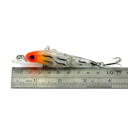 HENGJIA JM010 9cm 7g 2 Sections Bionic Bait With Beads Diving Mino Fake Bait(4) - Fishing Lures by HENGJIA | Online Shopping South Africa | PMC Jewellery