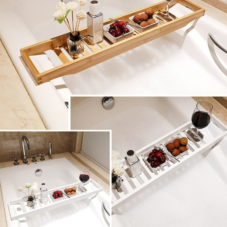 Bamboo Non-slip Bathtub Shelf Multifunctional Soaking Shelf, Color: Bamboo Color - Shelves by PMC Jewellery | Online Shopping South Africa | PMC Jewellery