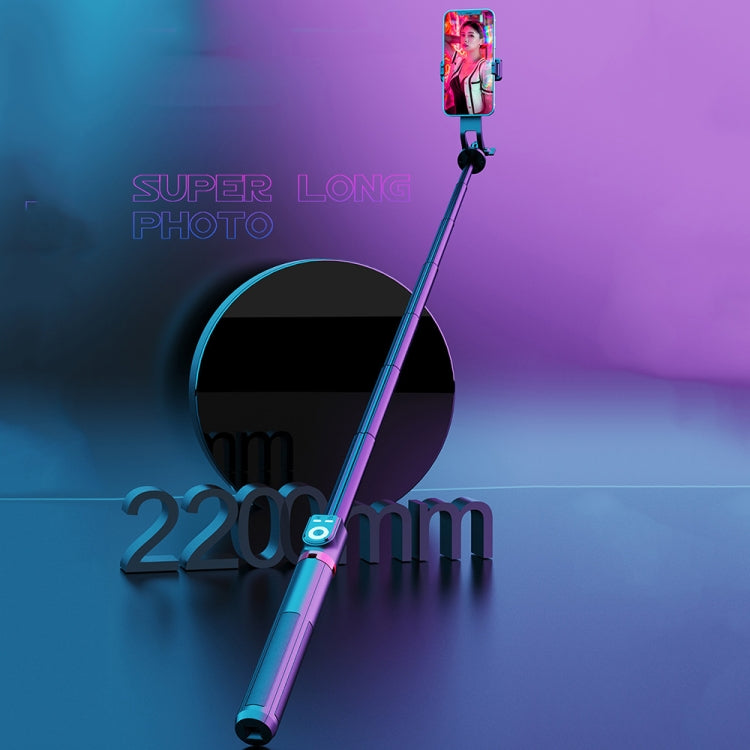 360-degree Rotating Foldable Bluetooth Selfie Sticks Live Stand, Spec: P225 TK (Single Clip) - Selfie Sticks by PMC TechLife | Online Shopping South Africa | PMC TechLife | Buy Now Pay Later Mobicred