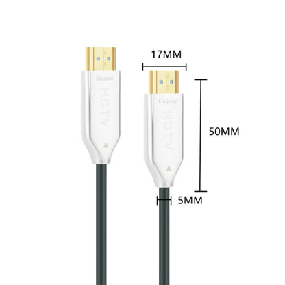 2.0 Version HDMI Fiber Optical Line 4K Ultra High Clear Line Monitor Connecting Cable, Length: 10m(White) - Cable by PMC Jewellery | Online Shopping South Africa | PMC Jewellery