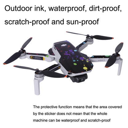 Sunnylife MM2-TZ452 For DJI Mini 2 Waterproof PVC Drone Body + Arm + Remote Control Decorative Protective Stickers Set(Color Graffiti) - Stickers by Sunnylife | Online Shopping South Africa | PMC Jewellery | Buy Now Pay Later Mobicred