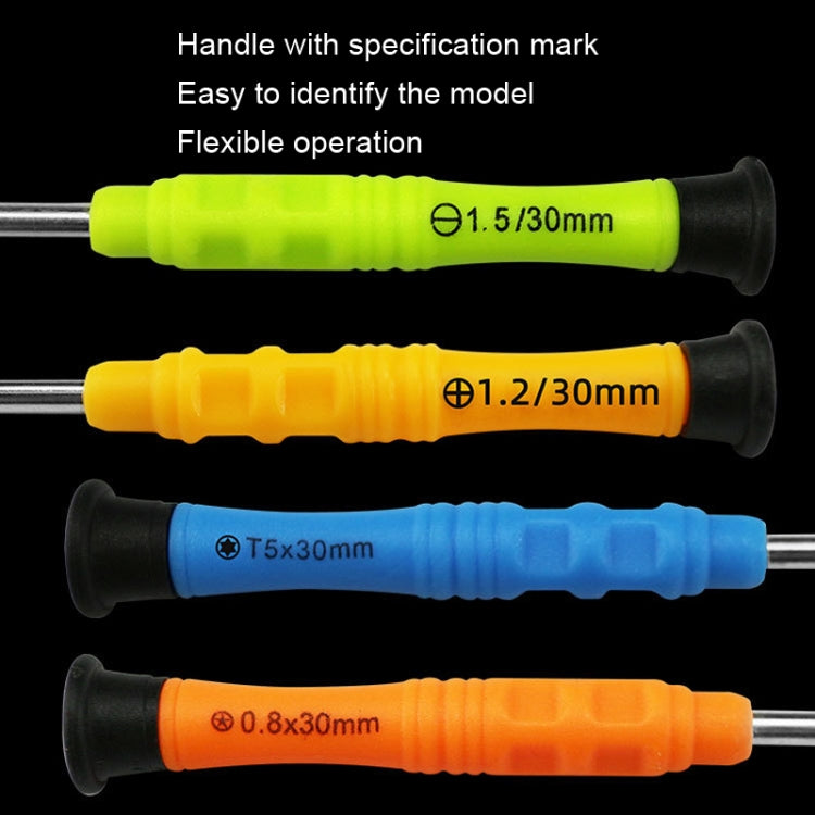 20pcs Mini Screwdriver Anti-Slip Mobile Phone Disassembly Maintenance Tools, Series: 1.2 Phillips - Screwdriver by PMC TechLife | Online Shopping South Africa | PMC TechLife