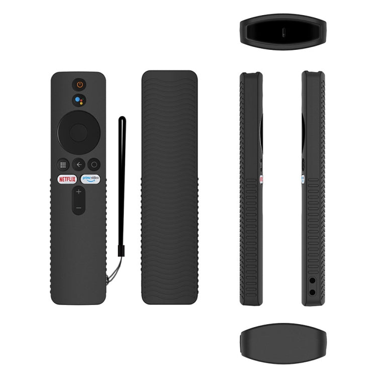 For Xiaomi 4K TV Stick Y48 Remote Control Anti-Drop Silicone Protective Cover(Black) - Remote Control Covers by PMC TechLife | Online Shopping South Africa | PMC TechLife