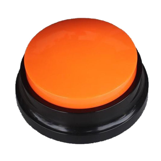 Pet Communication Button Dog Vocal Box Recording Vocalizer, Style: Recording Model(Orange) - Training Aids by PMC Jewellery | Online Shopping South Africa | PMC Jewellery | Buy Now Pay Later Mobicred