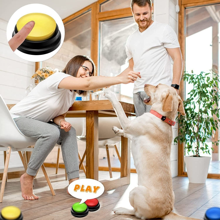Pet Communication Button Dog Vocal Box Recording Vocalizer, Style: Recording Model(Purple) - Training Aids by PMC TechLife | Online Shopping South Africa | PMC TechLife | Buy Now Pay Later Mobicred