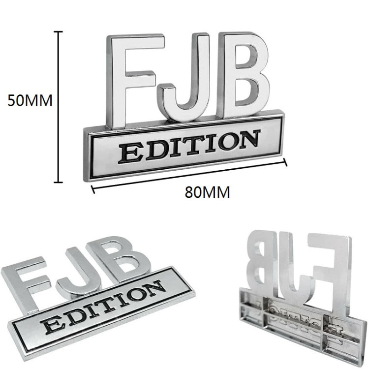 5pcs Car Body Rear Modification Plate Label(Silver Red) - Decorative Sticker by PMC Jewellery | Online Shopping South Africa | PMC Jewellery | Buy Now Pay Later Mobicred