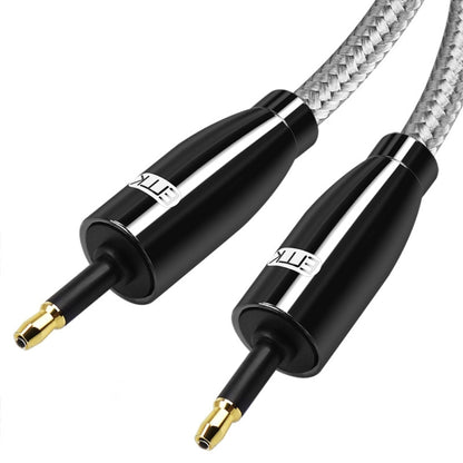 EMK QH4.0 Mini Toslink 3.5mm Interface SPDIF Audio Fiber Optical, Length: 10m(Black) - Audio Optical Cables by EMK | Online Shopping South Africa | PMC Jewellery | Buy Now Pay Later Mobicred