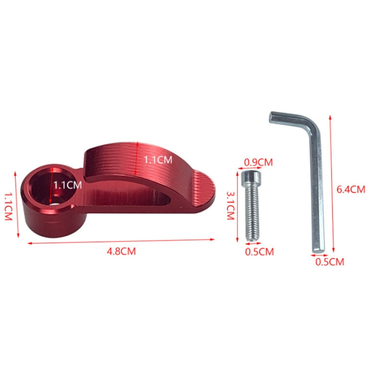 2pcs Motorcycle Modified Helmet Hook Scooter Side Storage Hook(Black) - Holder by PMC TechLife | Online Shopping South Africa | PMC TechLife