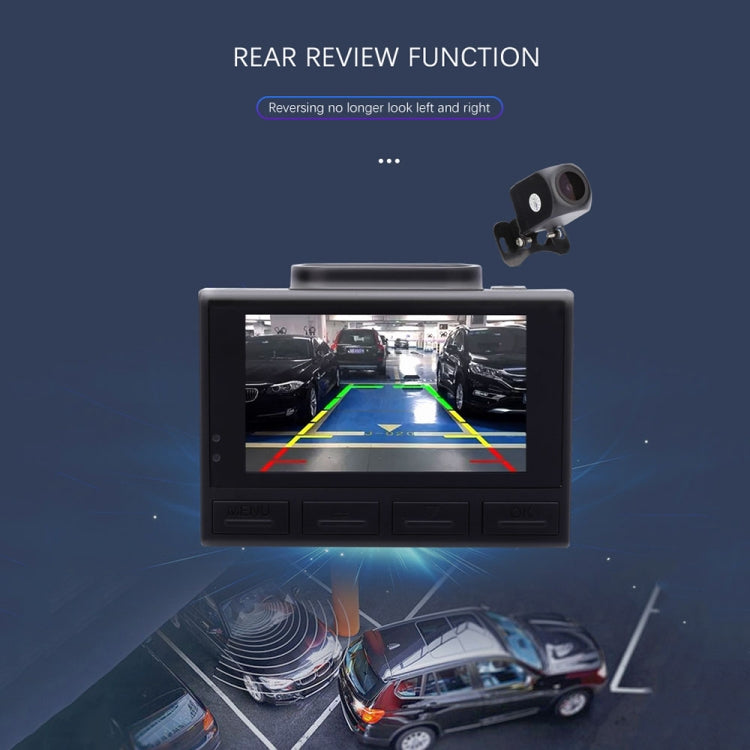 M200 44K HD Dual Recording Car Driving Recorder With WIFI+GPS Function - Car DVRs by PMC TechLife | Online Shopping South Africa | PMC TechLife | Buy Now Pay Later Mobicred