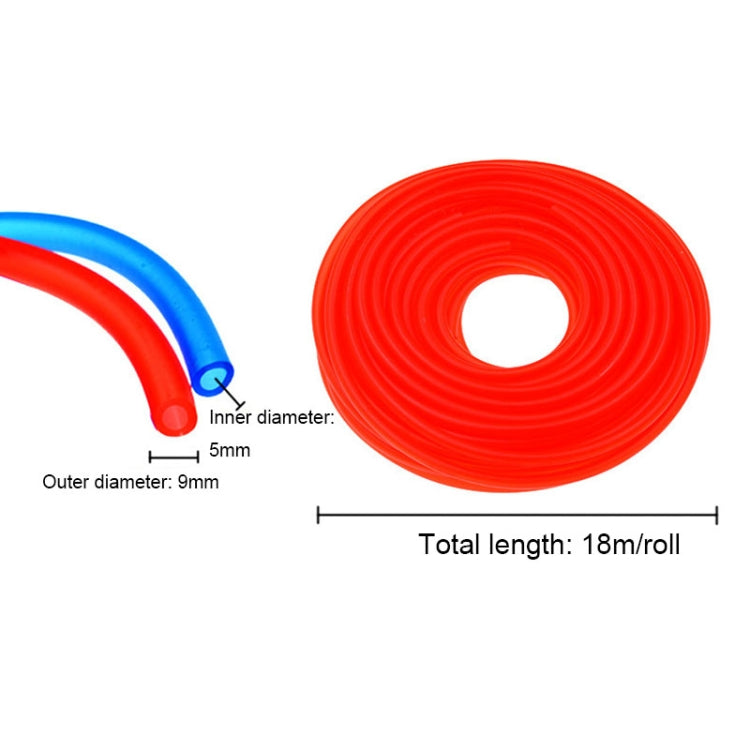 TF-1795 18m/roll Motorcycle Modification Accessories Colorful Gasoline Pipe(Red) - Replacement Parts by PMC Jewellery | Online Shopping South Africa | PMC Jewellery | Buy Now Pay Later Mobicred