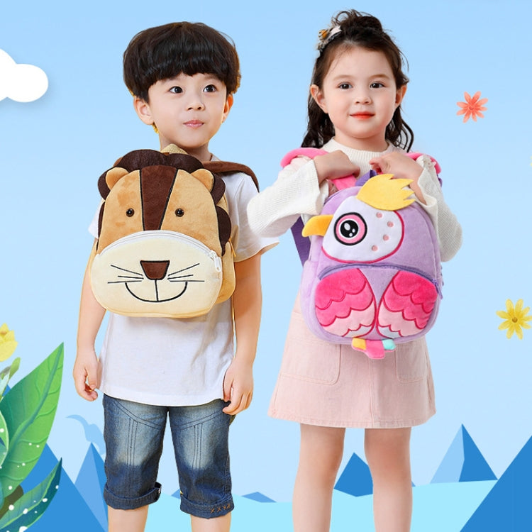 Zoo Series Plush Backpack Cute Children School Bag Shoulder Bag(Monkey) - Kids Bags by PMC Jewellery | Online Shopping South Africa | PMC Jewellery