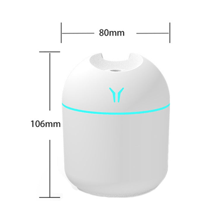 USB Mini Desktop Colorful Night Light Car Humidifier, Spec: 220ml (Y2-White) - free shipping - PMC TechLife - Order now!