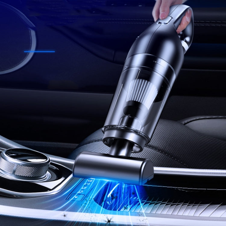 Car Wireless Charging High Power Handheld Vacuum Cleaner Black Upgrade - Vacuum Cleaner by PMC TechLife | Online Shopping South Africa | PMC TechLife | Buy Now Pay Later Mobicred