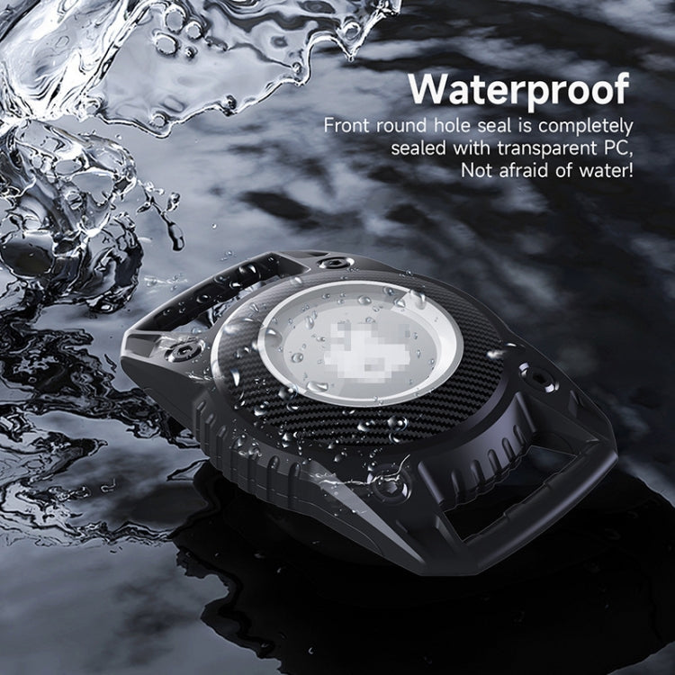 For AirTag Protective Case Three-proof All-inclusive IPX7 Waterproof Locator Cover(Black) - Other by PMC TechLife | Online Shopping South Africa | PMC TechLife