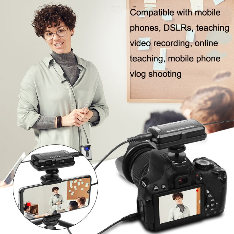 Q6 1 Drag 1 Wireless Lavalier Head Wear USB Computer Recording Microphone Live Phone SLR Lavalier Microphone - free shipping - PMC TechLife - Order now!