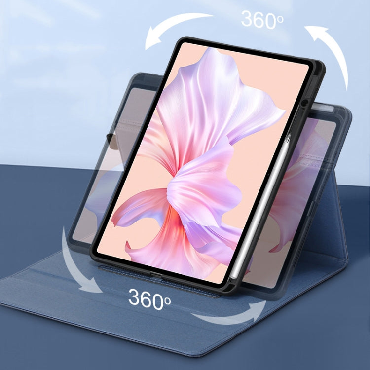 For Huawei MatePad Pro 12.6 inches Microfiber Lambskin Rotatable Magnetic Tablet Protective Cover(Gray) - Huawei by PMC TechLife | Online Shopping South Africa | PMC TechLife | Buy Now Pay Later Mobicred