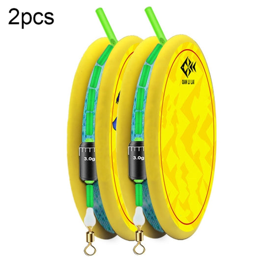 2pcs Outdoor Fishing Anti-tangle Spotted Invisible Line Set with Scale, Size: 3.6m(1.2) - Fishing Lines & Ropes by PMC Jewellery | Online Shopping South Africa | PMC Jewellery | Buy Now Pay Later Mobicred