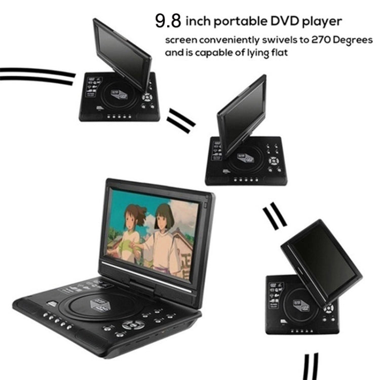 8.5 Inch LCD Screen Portable EVD Multimedia Player Play-watching Machine(EU Plug) - DVD & LCD Player by PMC Jewellery | Online Shopping South Africa | PMC Jewellery | Buy Now Pay Later Mobicred