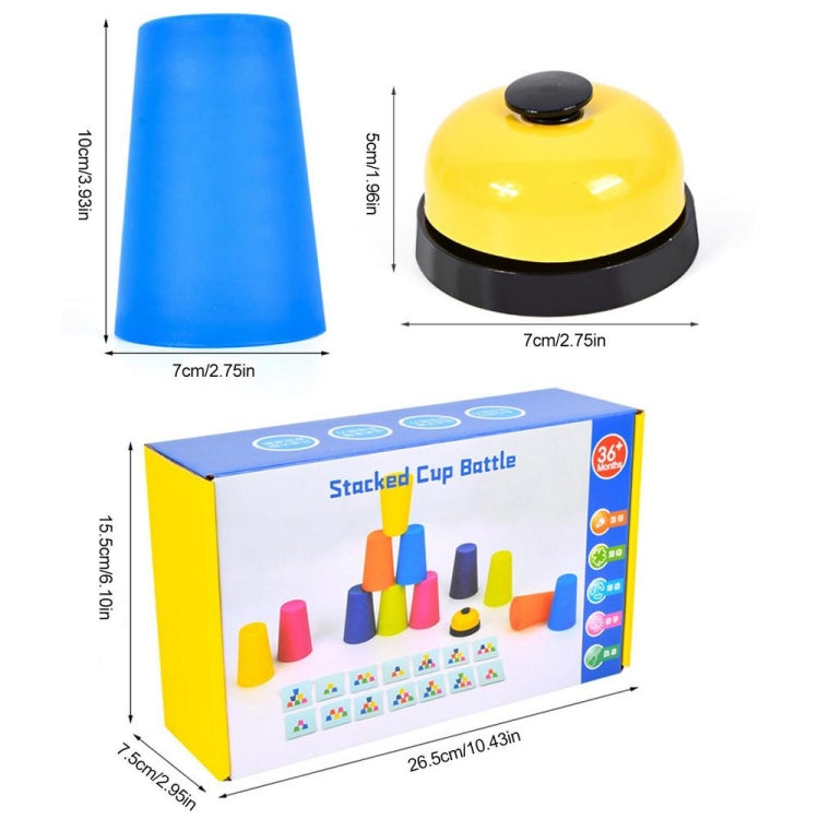 Mixed Colors Quick Stack Cups Speed Training Sports Stacking Cups With Card,Spec: Double  Person - Early Education Toys by PMC Jewellery | Online Shopping South Africa | PMC Jewellery