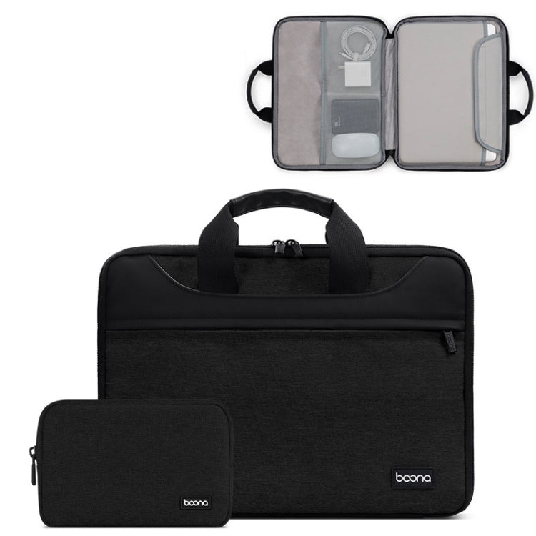 Baona BN-I003 Oxford Cloth Full Open Portable Waterproof Laptop Bag, Size: 11/12 inches(Black+Power Bag) - 10 - 11 inch by Baona | Online Shopping South Africa | PMC Jewellery | Buy Now Pay Later Mobicred