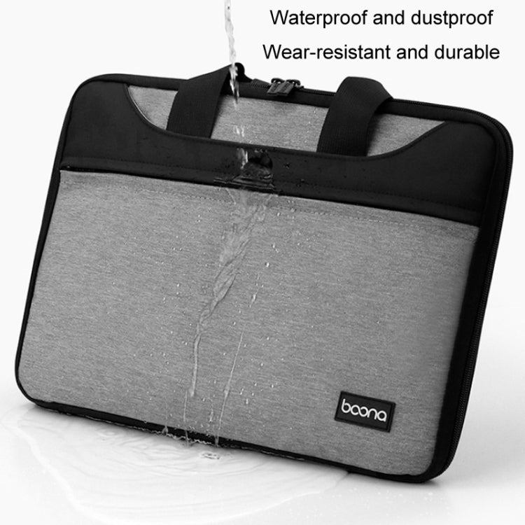 Baona BN-I003 Oxford Cloth Full Open Portable Waterproof Laptop Bag, Size: 14/15/15.6 inches(Black+Power Bag) - 15 inch by Baona | Online Shopping South Africa | PMC Jewellery | Buy Now Pay Later Mobicred