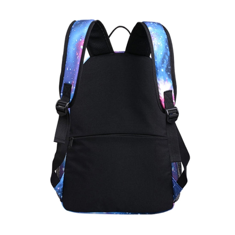 Music Prince Luminous USB Rechargeable Computer Backpack(Blue Starry Sky) - Backpacks by PMC Jewellery | Online Shopping South Africa | PMC Jewellery