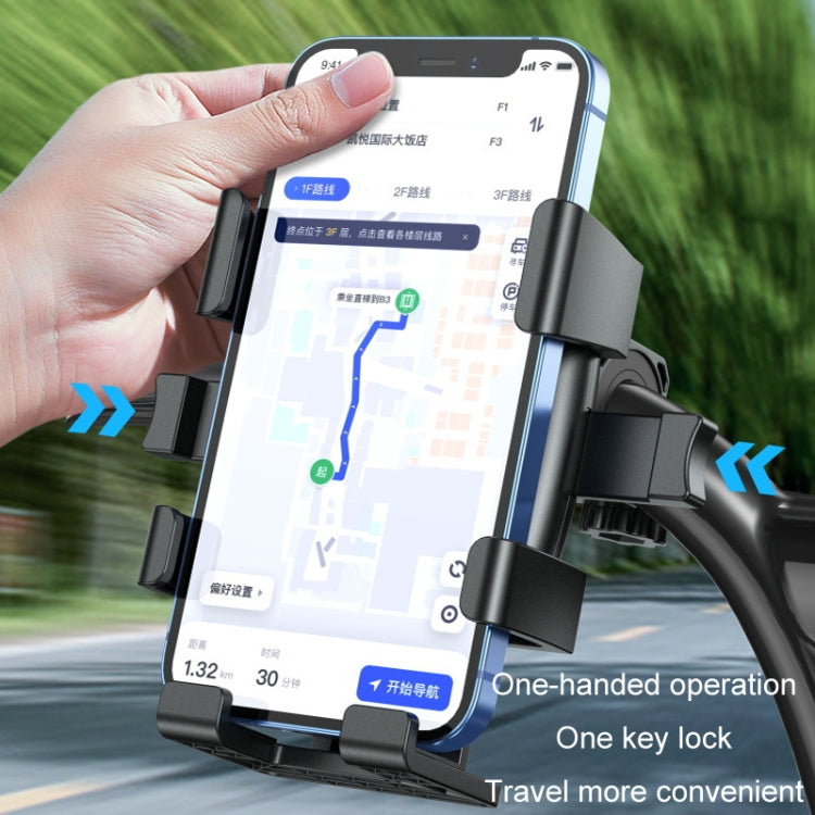 Motorcycle Navigation Riding Mobile Phone Holder(Handlebars) - Holder by PMC Jewellery | Online Shopping South Africa | PMC Jewellery | Buy Now Pay Later Mobicred