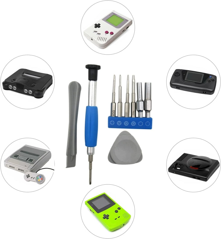 For Nintendo Switch PSP/GBA/DS/3DS 10 In 1 Repair Tool Kit Screwdriver Set - free shipping - PMC TechLife - Order now!