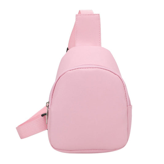 Children Casual Messenger Bag Single-shoulder Coin Chest Bag(Pink) - Kids Bags by PMC Jewellery | Online Shopping South Africa | PMC Jewellery | Buy Now Pay Later Mobicred