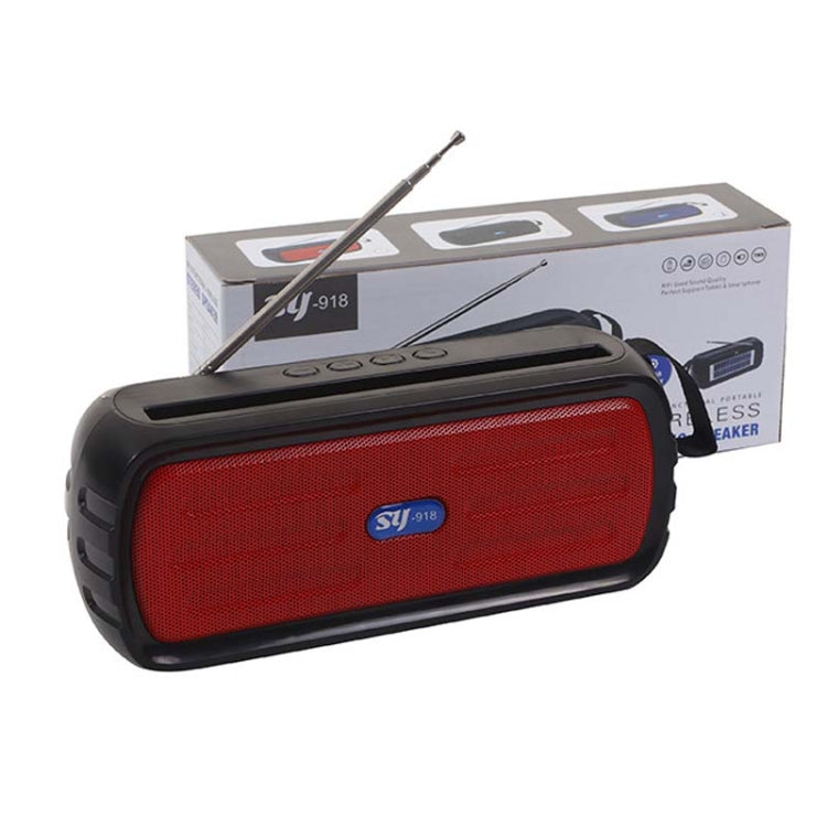 BAIJIALI SY-918 Solar Emergency Radio Read U Disk Large Volume Speaker LED Light Portable Player(Blue) - Radio Player by BAIJIALI | Online Shopping South Africa | PMC Jewellery | Buy Now Pay Later Mobicred