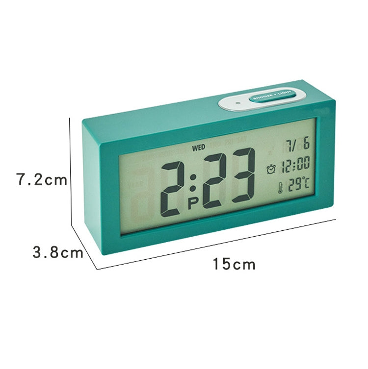 8890H Multifunctional Photosensitive Bedside Small Alarm Clock LCD Screen Digital Clock(White) - Alarm Clocks by PMc TechLife | Online Shopping South Africa | PMc TechLife | Buy Now Pay Later Mobicred