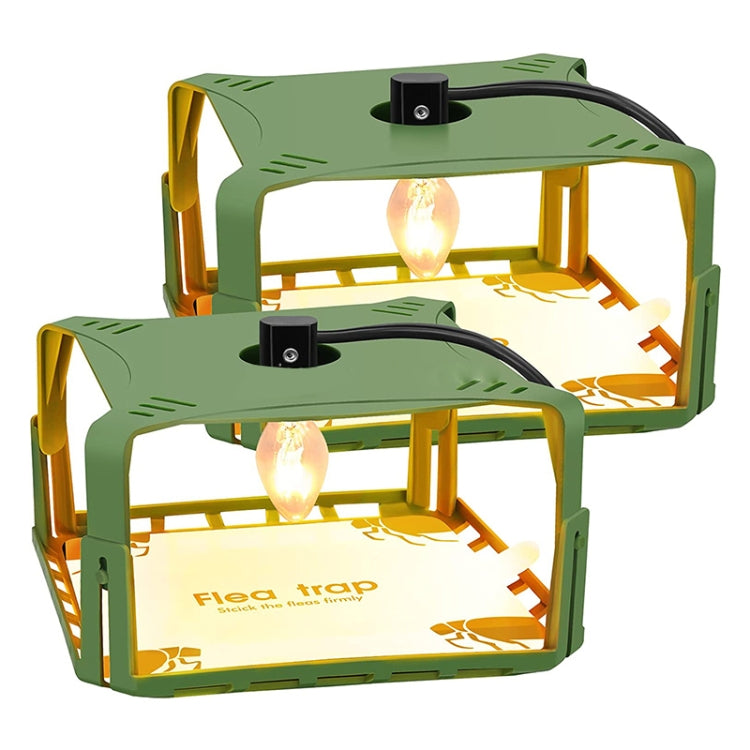 2pcs SK121 Square Fly Trap Flea Trap Pet Household Flea Light Catcher(AU Plug) - Traps by PMC TechLife | Online Shopping South Africa | PMC TechLife | Buy Now Pay Later Mobicred