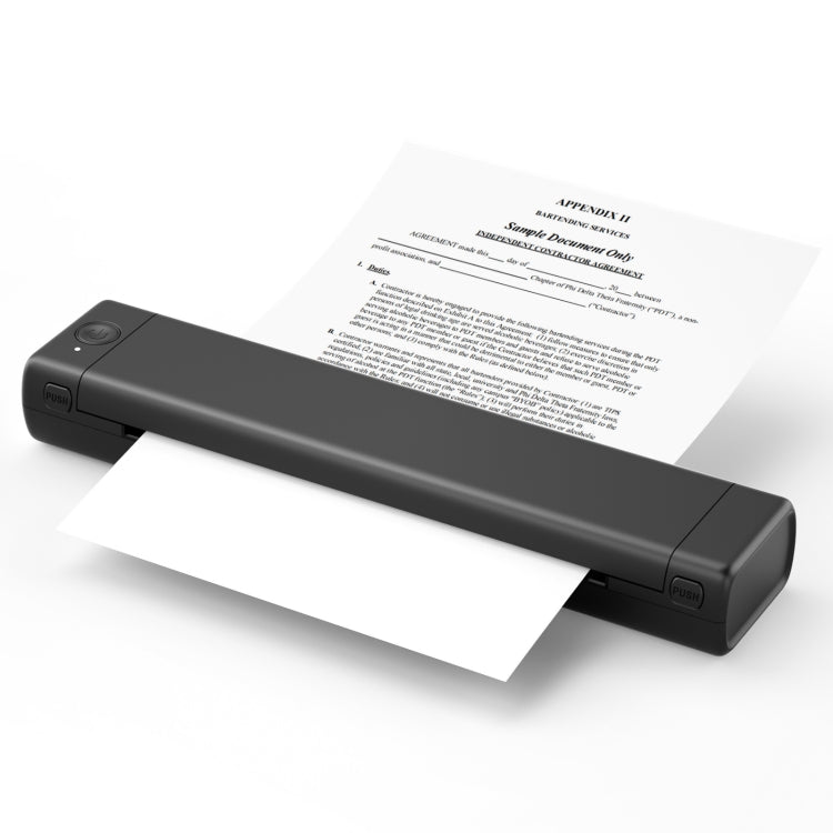 M08F Bluetooth Wireless Handheld Portable Thermal Printer(Black Letter Version) - free shipping - PMC Jewellery - Order now!